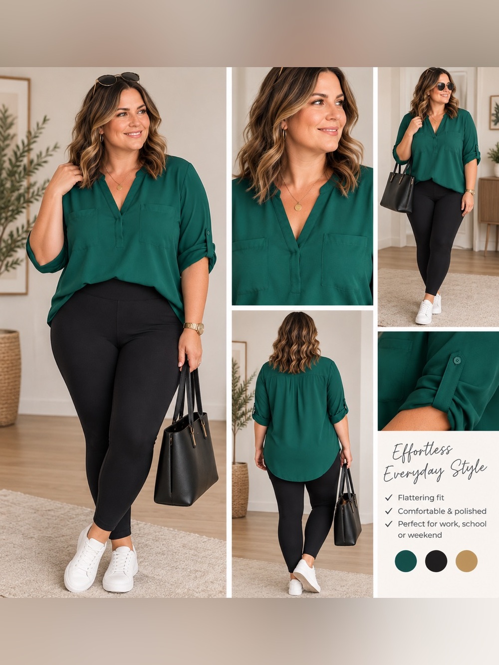 Set of 2!! Torrid Harper Tunic w Studio Leggings